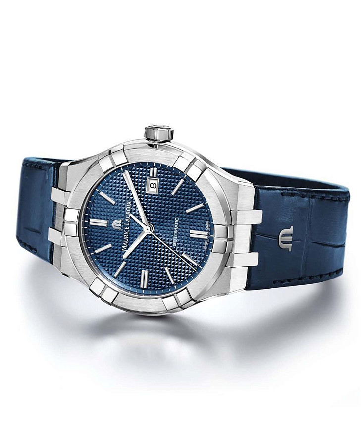 Часы Maurice Lacroix Aikon Automatic AI6008-SS001-430-1 — мужские, кожаный