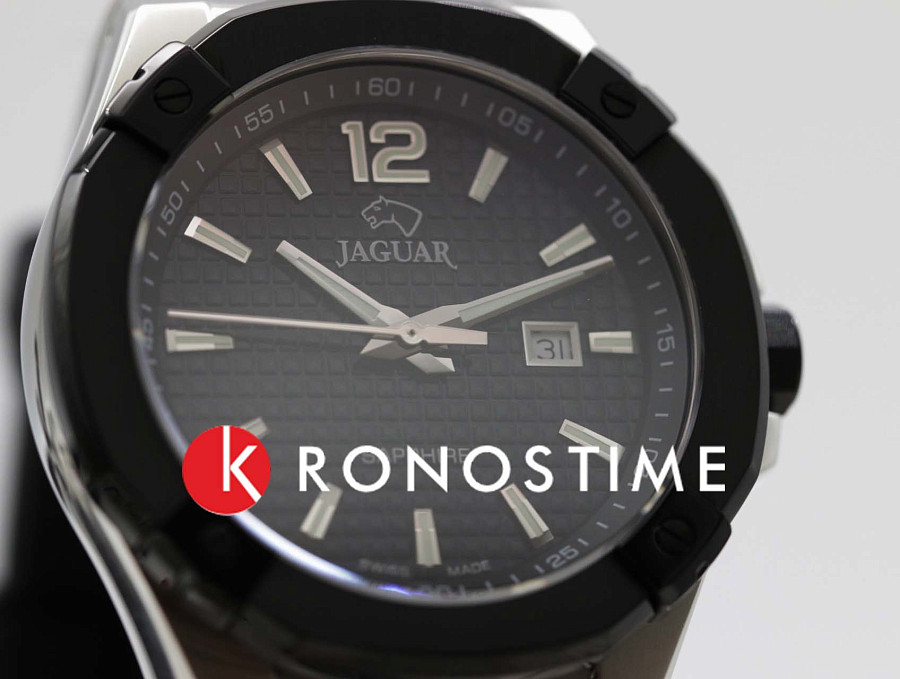 Часы Jaguar Diplomatic Quartz J1019/2 — кварцевые, металл сталь