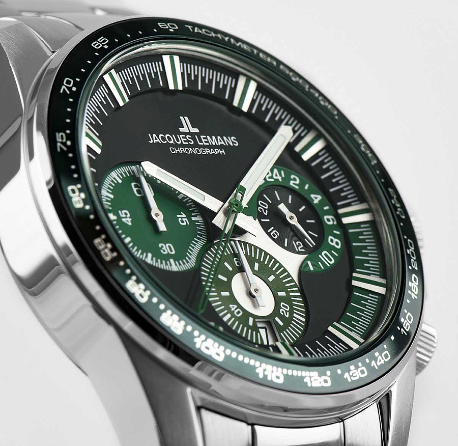 Часы Jacques Lemans Sport 1-2127G — кварцевые, металл сталь