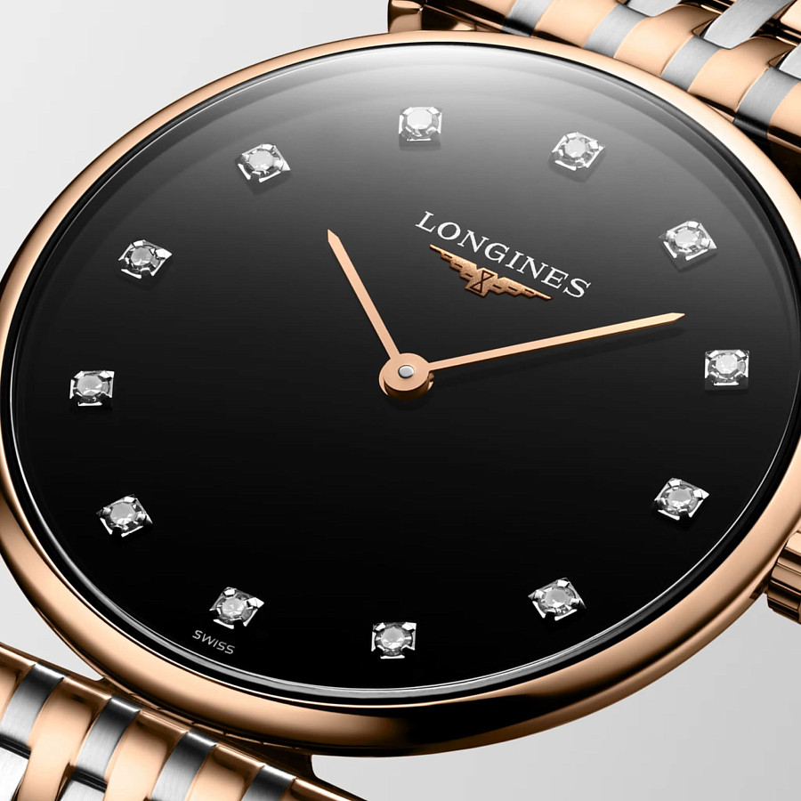 Часы Longines La Grande Classique L4.512.1.57.7 — нержавеющая сталь с pvd-покрытием, женские