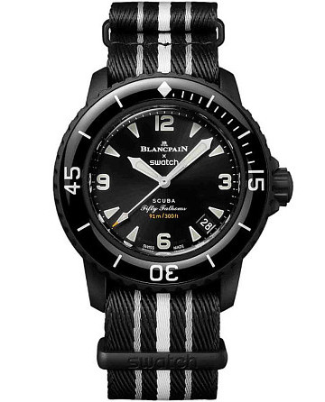 Swatch x Blancpain Ocean Of Storms SO35B400