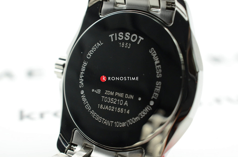 Часы Tissot Couturier Lady T035.210.11.031.00 — белый, сталь металл