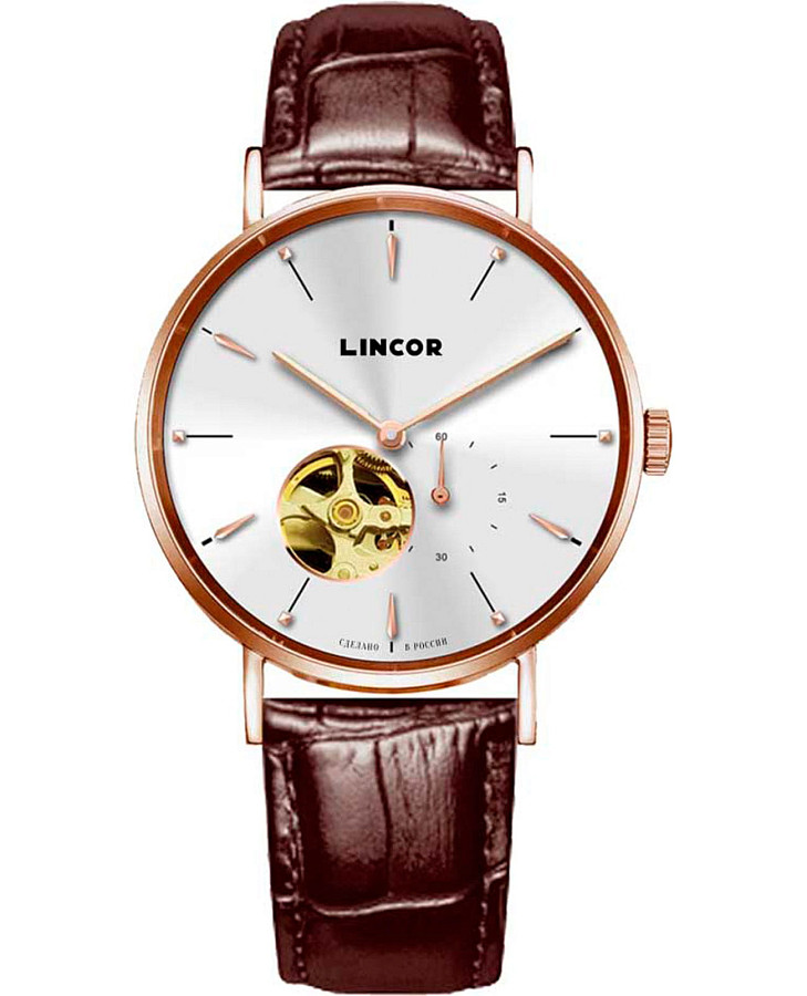 Часы Lincor UNI 1839MS5L1 — мужские, серебристый