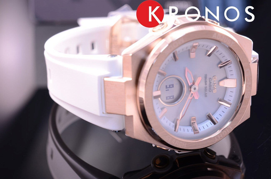 Часы Casio Baby-G MSG-S200G-7A — кварцевые, сталь металл пластик