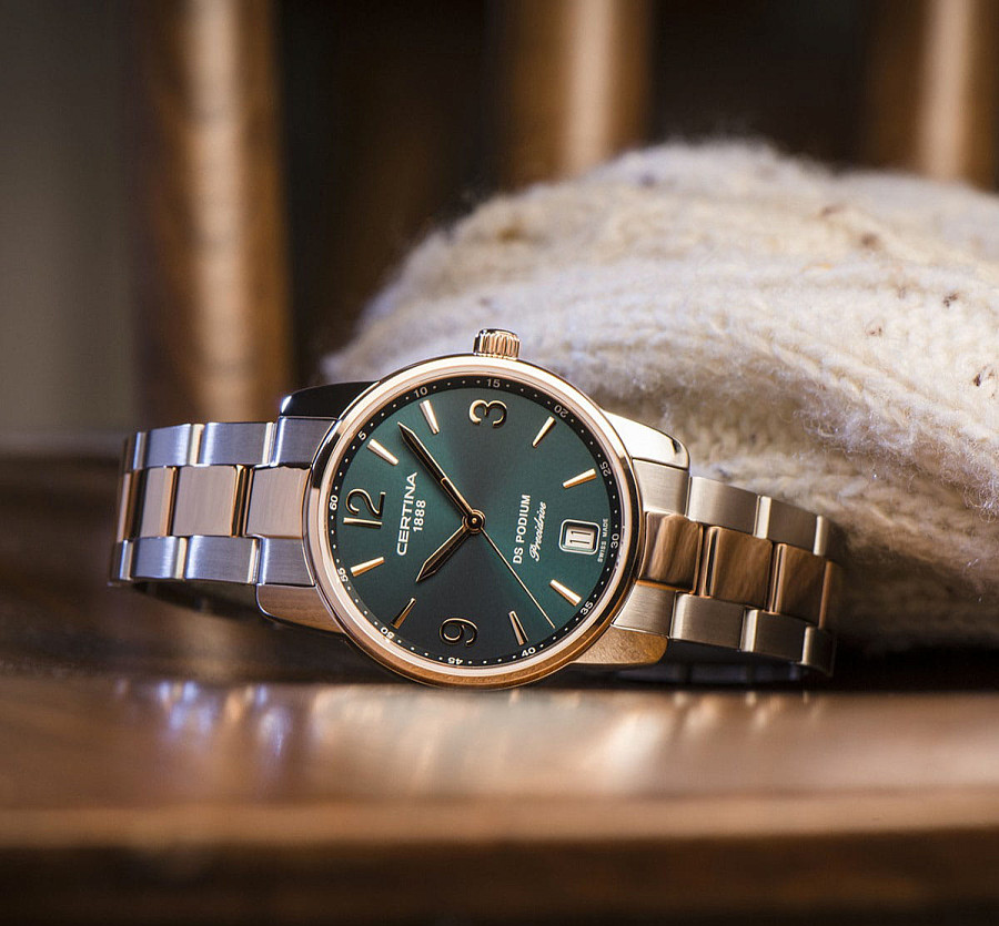 Часы Certina DS Podium Lady 33mm C034.210.22.097.00 — сталь металл, Швейцария