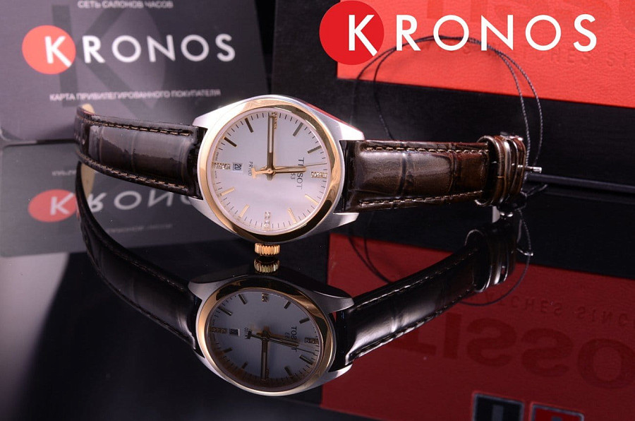 Часы Tissot PR 100 Lady T101.210.26.036.00 — женские, кожаный