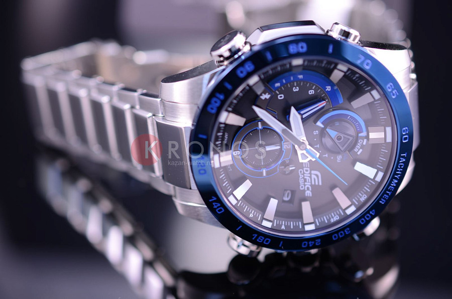 Часы Casio Edifice EQB-800DB-1A — кварцевые, металл сталь