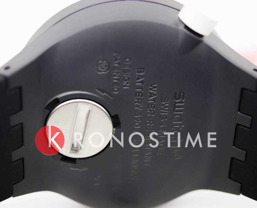 Часы Swatch Big Bold Bioceramic Lacquered SB03B107 — Швейцария, кварцевые