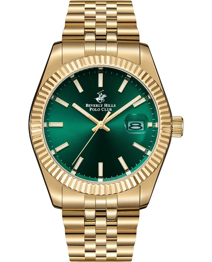 Часы Beverly Hills Polo Club BP3018X.170 — мужские, зеленый