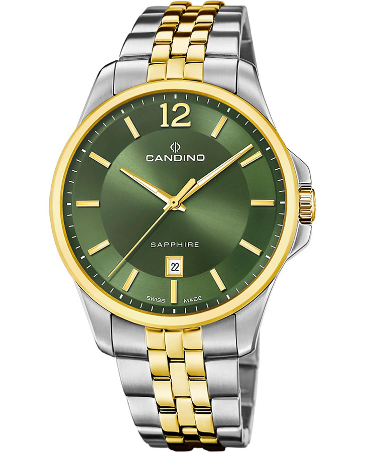 Часы Candino Gents Classic C4763/3 — мужские, зеленый