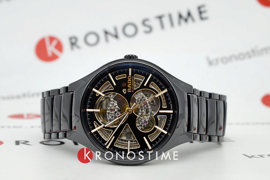 Часы Rado True Automatic Open Heart R27100162 — механические, керамика