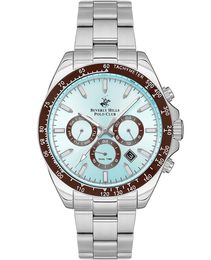 Часы Beverly Hills Polo Club BP3127X.301 — мужские, голубой