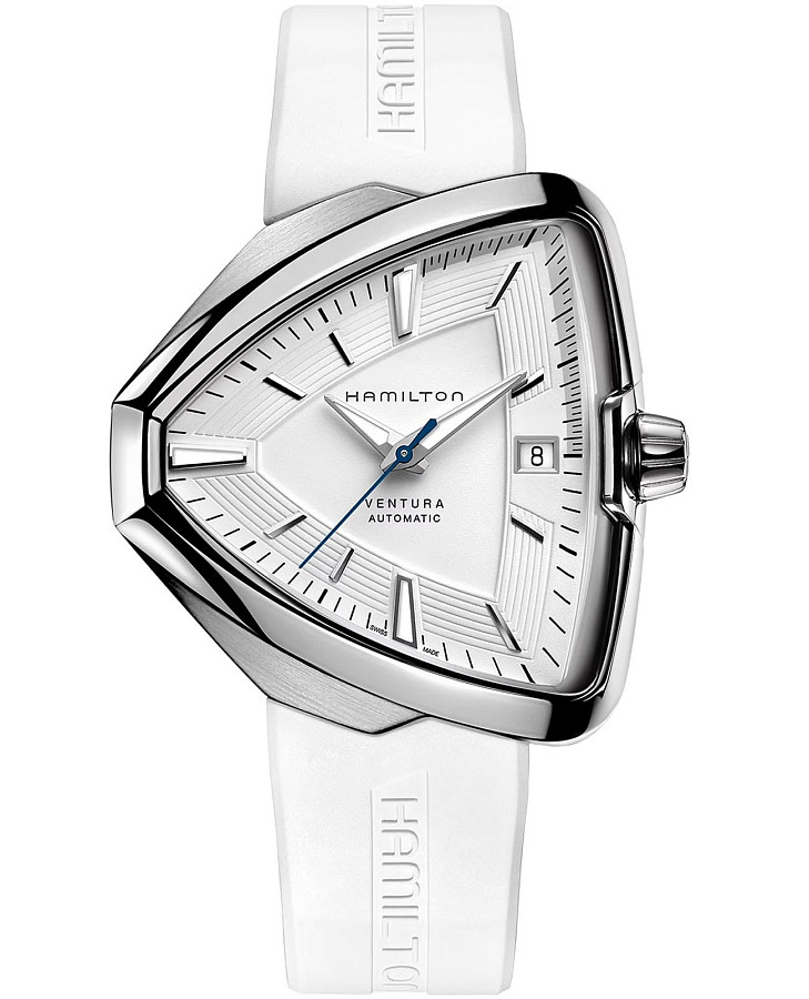Часы Hamilton Ventura Elvis80 Auto H24505311 — мужские, белый