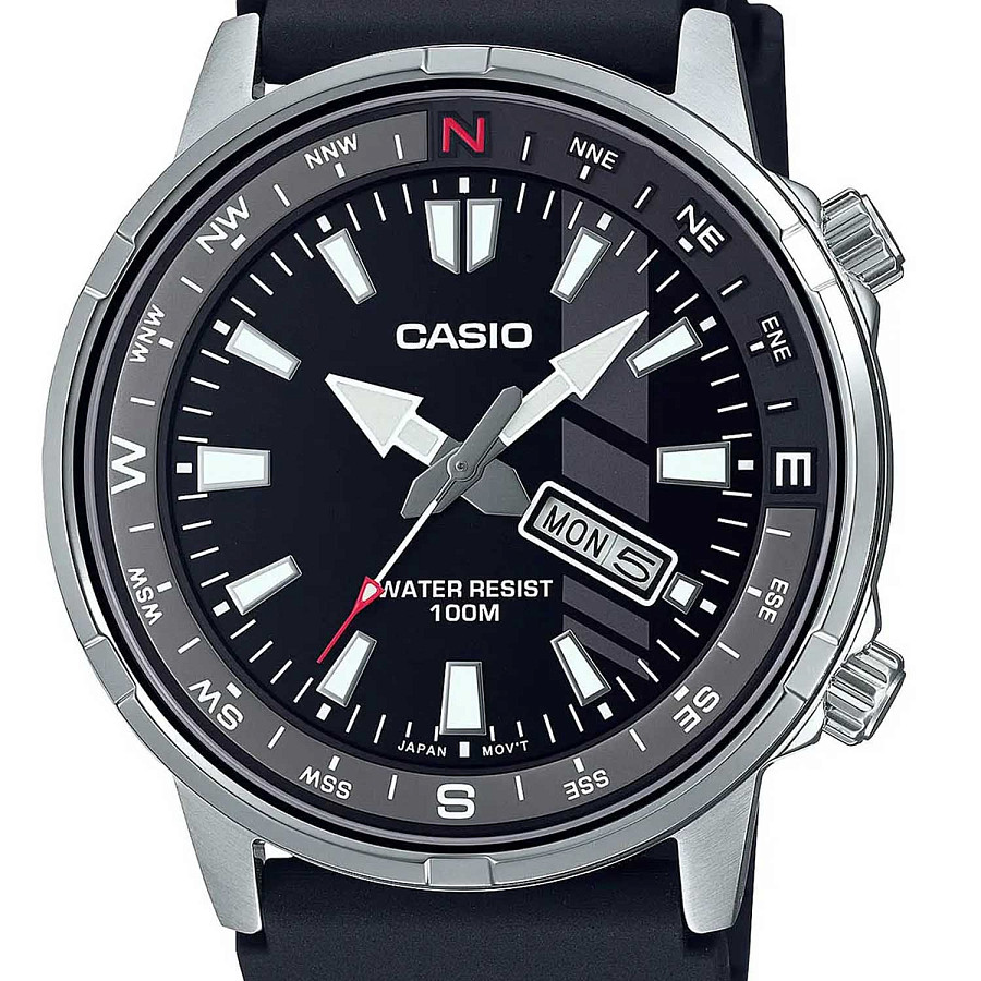 Часы Casio Collection MTD-130-1A — кварцевые, пластик сталь