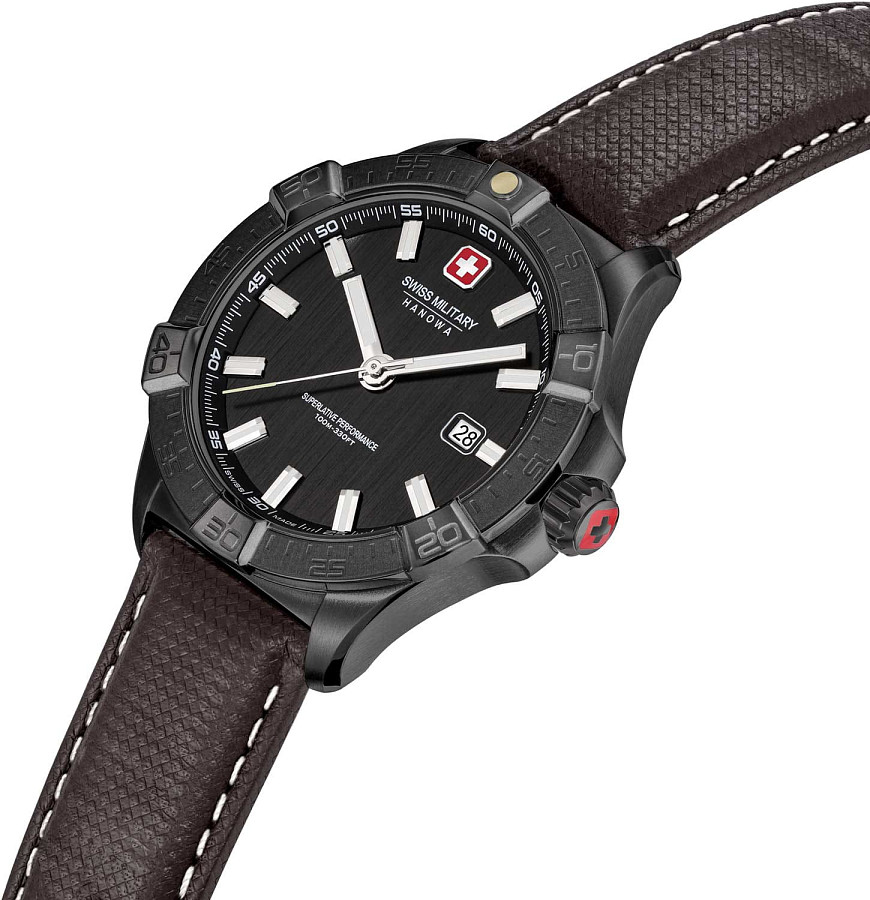 Часы Swiss Military Hanowa Jockworth SMWGB0008030 — кварцевые, сталь металл