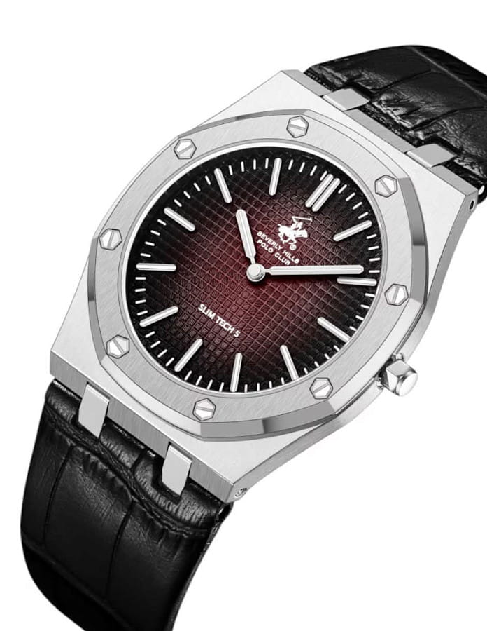 Часы Beverly Hills Polo Club Slim Tech Quartz Gents BP3924X.381 — кварцевые, сталь металл