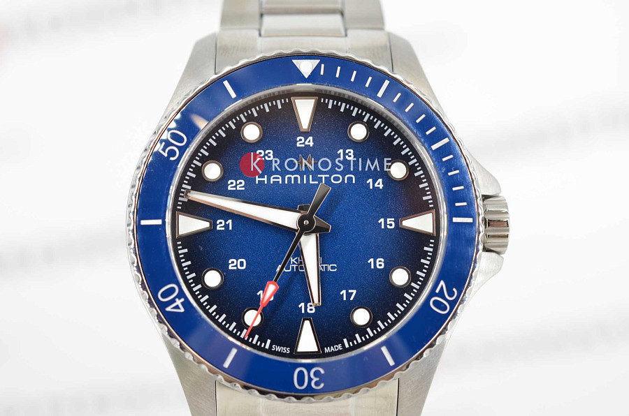 Часы Hamilton Khaki Navy Scuba Automatic H82505140 — механические, металл сталь