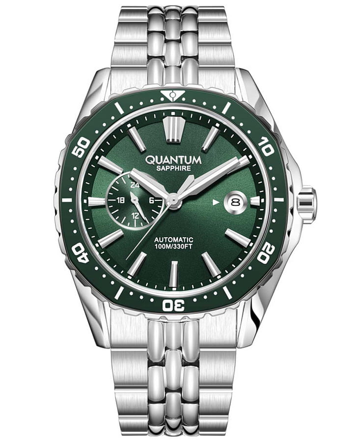 Часы Quantum Q-Master QMG1257.370 — мужские, зеленый