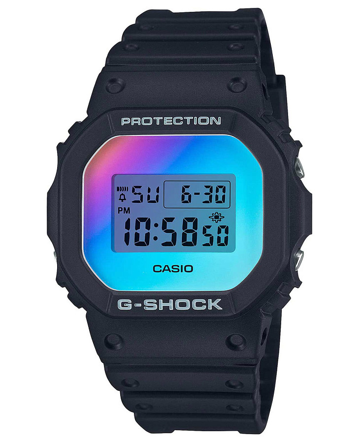 Часы Casio G-Shock DW-5600SR-1 — мужские, цветной