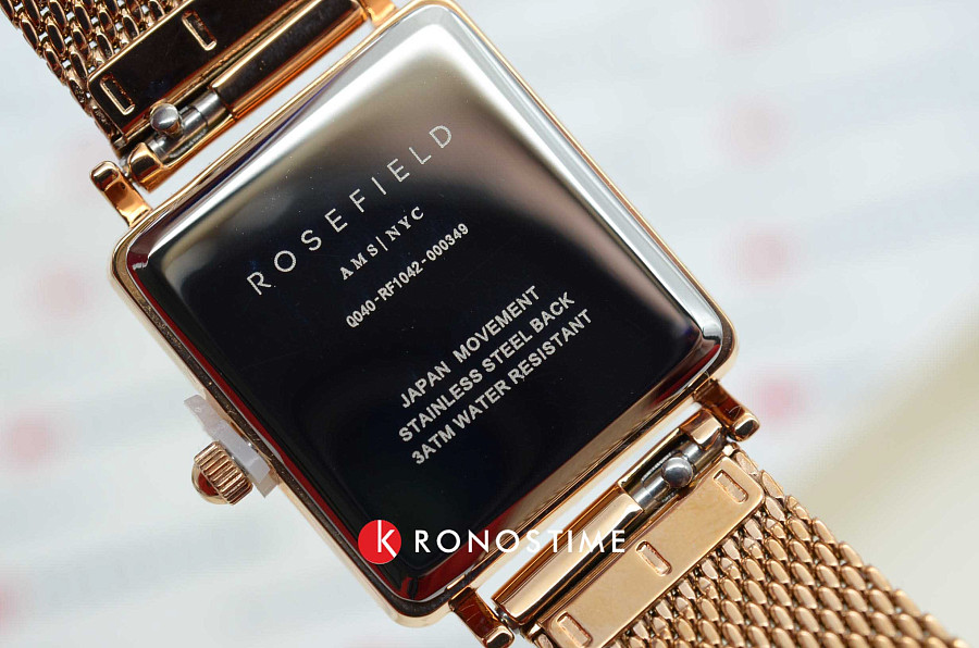 Часы Rosefield The Boxy XS QMWMRG-Q040 — металл сталь, сталь c pvd покрытием