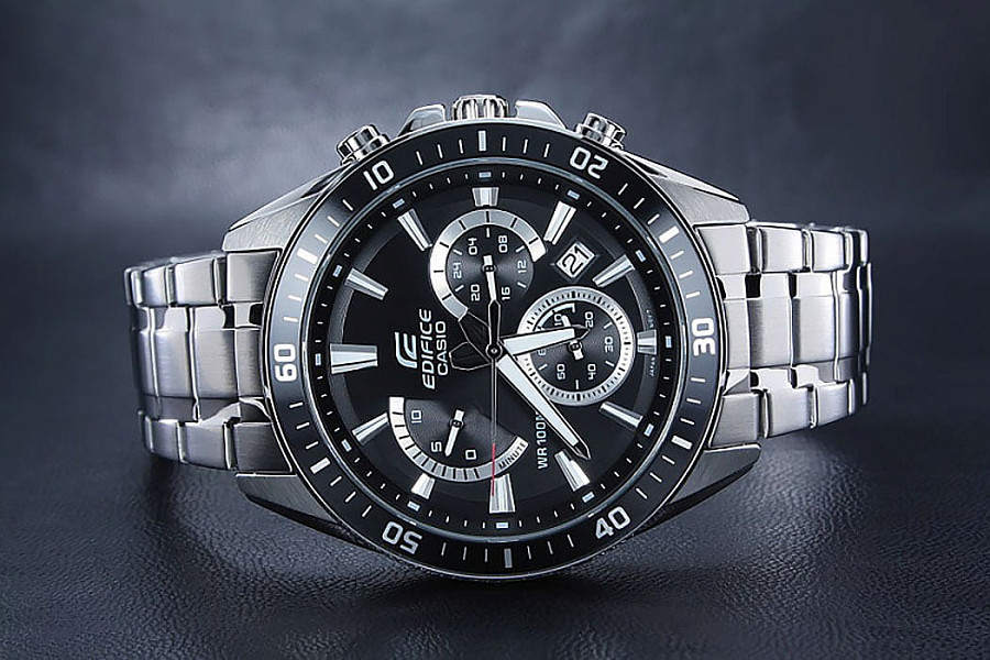 Часы Casio Edifice EFR-552D-1AVUDF (EFR-552D-1A) — мужские, нержавеющая сталь