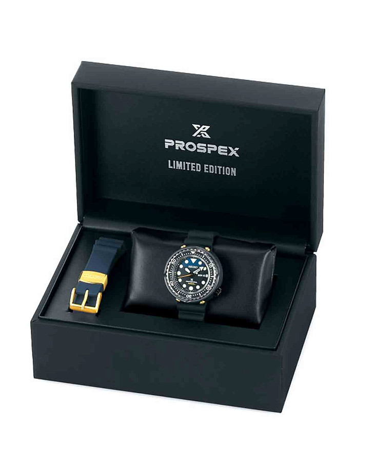 Часы Seiko Prospex S23635J1 — синий, металл титан