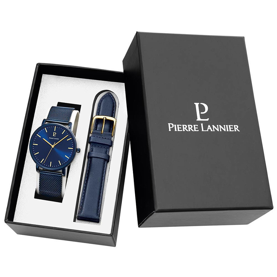Часы Pierre Lannier Echo 388C466 — кварцевые, металл сталь