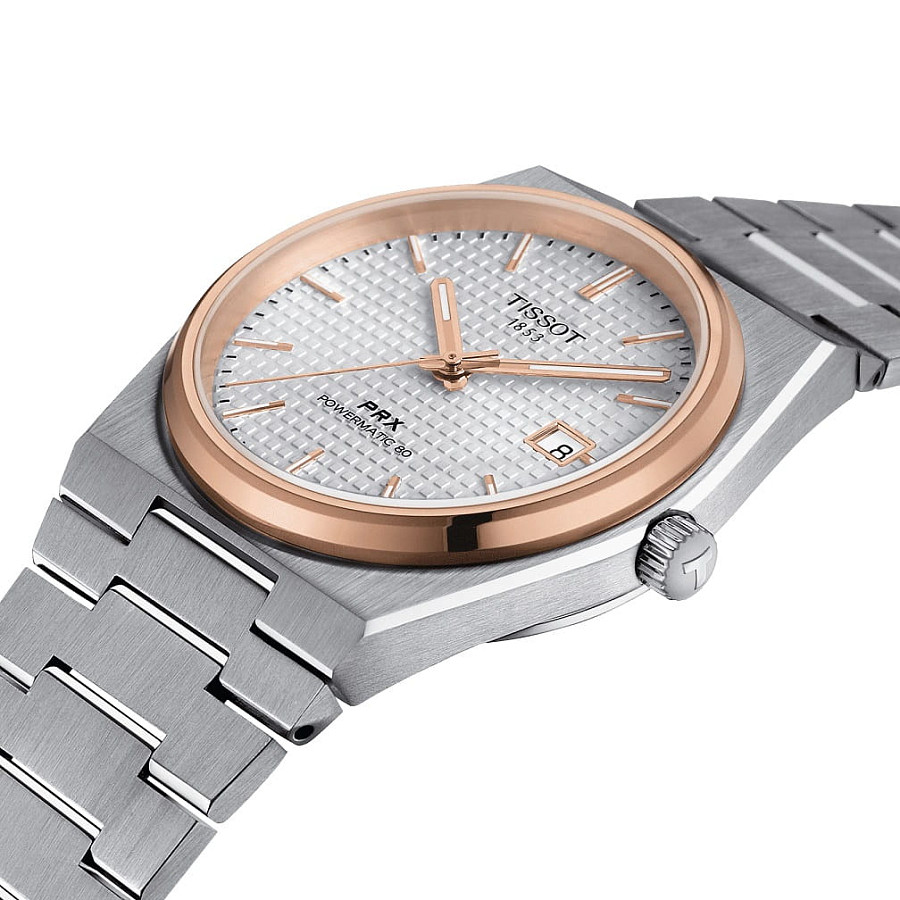 Часы Tissot PRX Powermatic 80 T137.407.21.031.00 — сталь металл, Швейцария