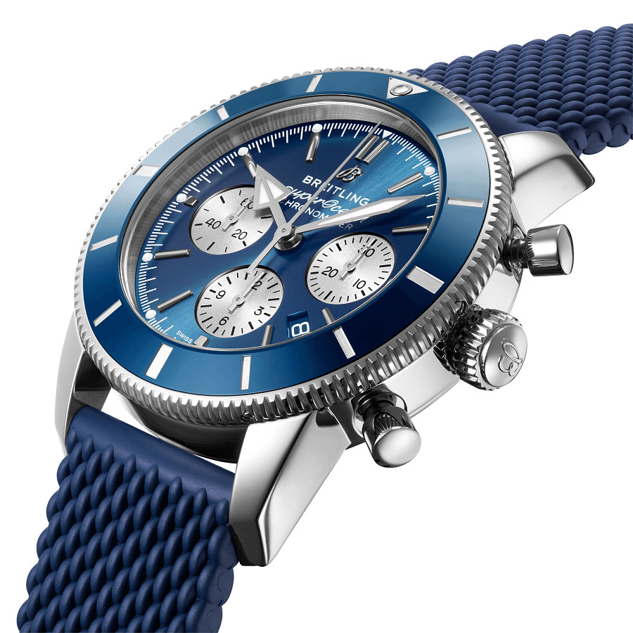 Часы Breitling Superocean Heritage B01 Chronograph 44 AB0162161C1S1 — механические, металл сталь