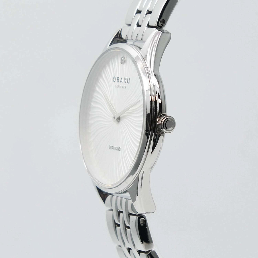 Часы Obaku Diamond V297LXCISC — металл сталь, Дания