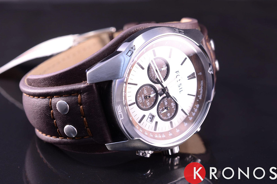 Часы Fossil Carlie CH2565 — кварцевые, металл сталь