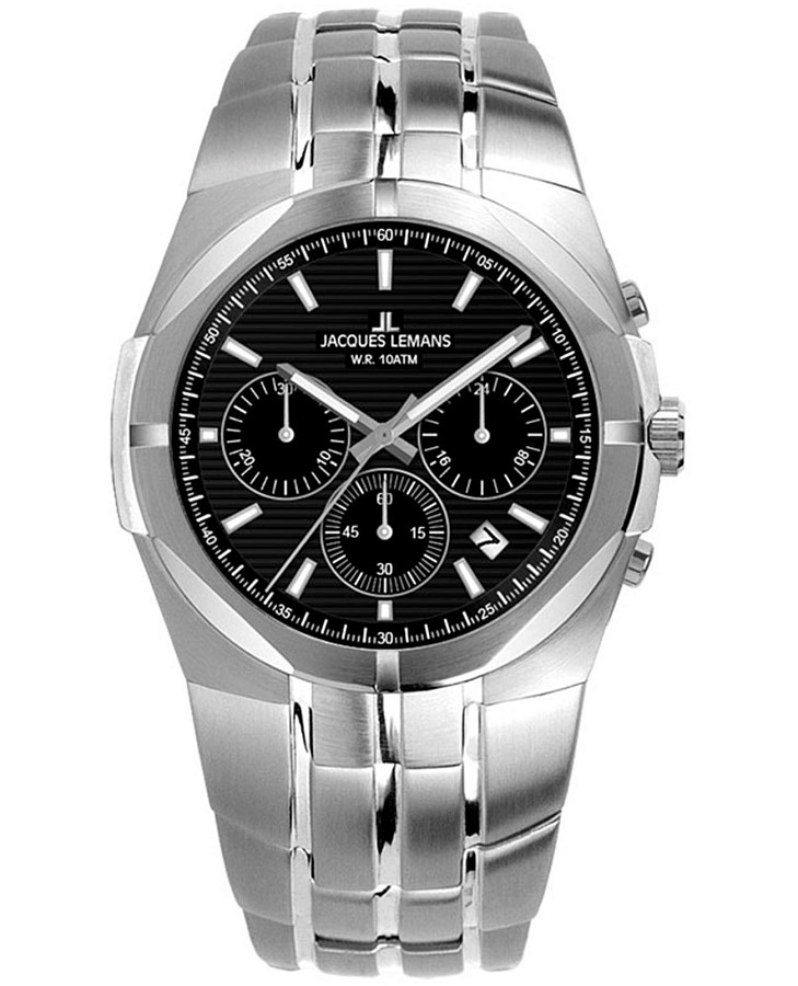 Часы Jacques Lemans 1-2181A — мужские, черный