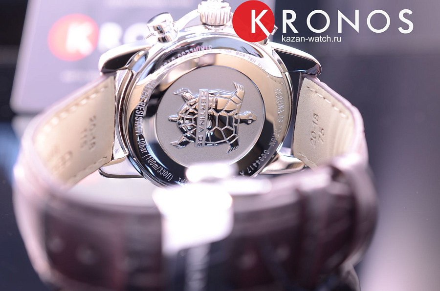 Часы Certina DS Podium Chronograph 1/10 sec C034.417.16.037.01 — кожаный, мужские