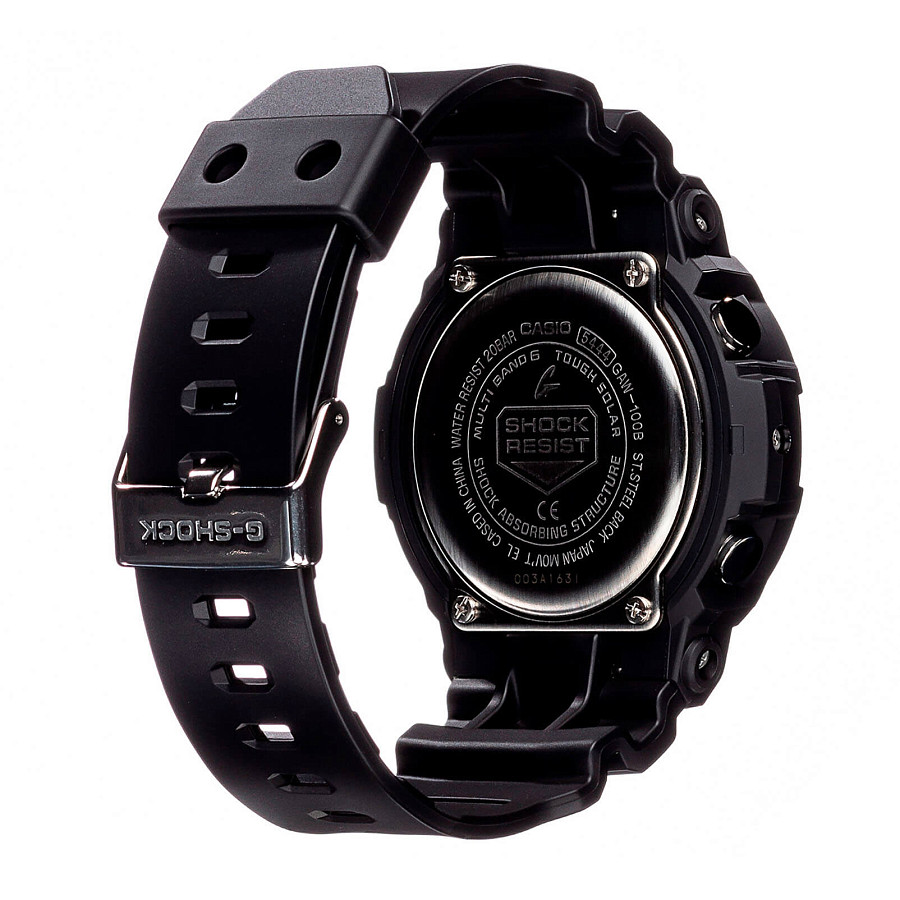 Часы Casio G-Shock GAW-100B-1A — сталь металл пластик, Япония