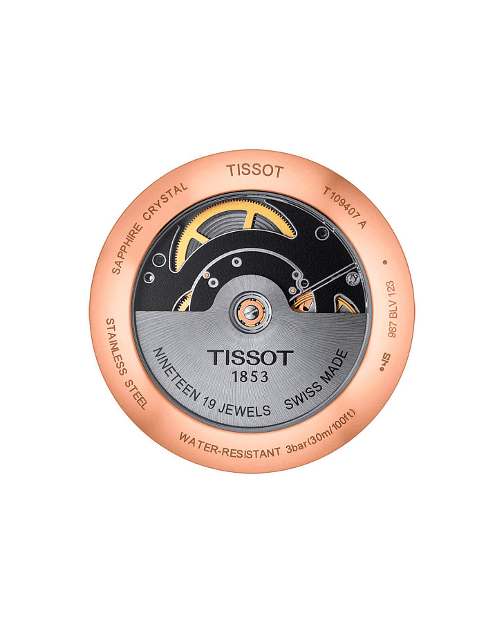 Часы Tissot Everytime Swissmatic T109.407.36.031.00 — механические, металл сталь