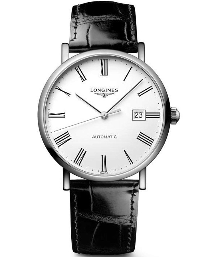 Часы Longines Elegant Collection L4.910.4.11.2 — мужские, белый