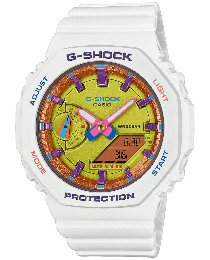 Часы Casio G-Shock GMA-S2100BS-7ADR (GMA-S2100BS-7A) — женские, желтый