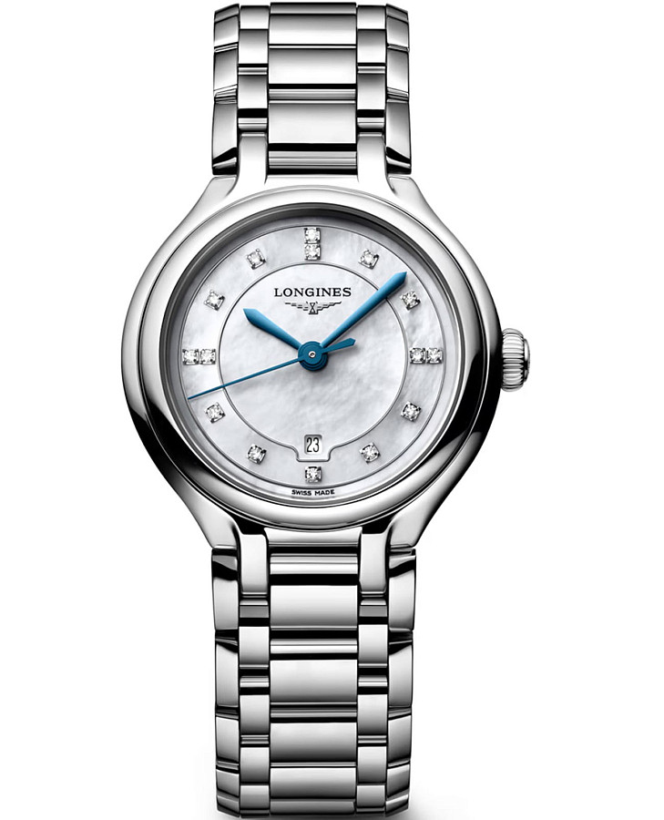 Часы Longines PrimaLuna L8.142.4.87.6 — женские, перламутровый
