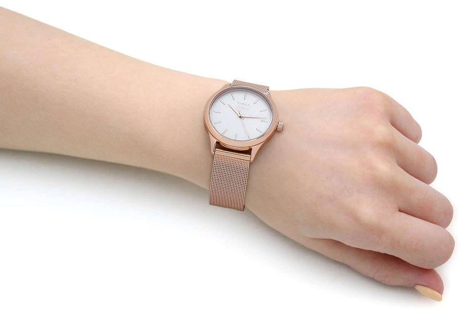 Часы Timex Celestial Opulence TW2V01400 — кварцевые, латунь