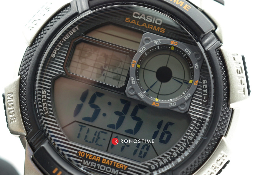 Часы Casio Collection AE-1000W-4BVDF (AE-1000W-4B) — пластик, пластик