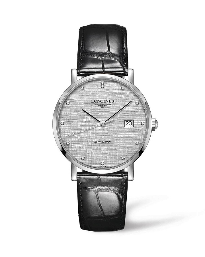 Часы Longines Elegant Collection L4.910.4.77.2 — механические, сталь металл