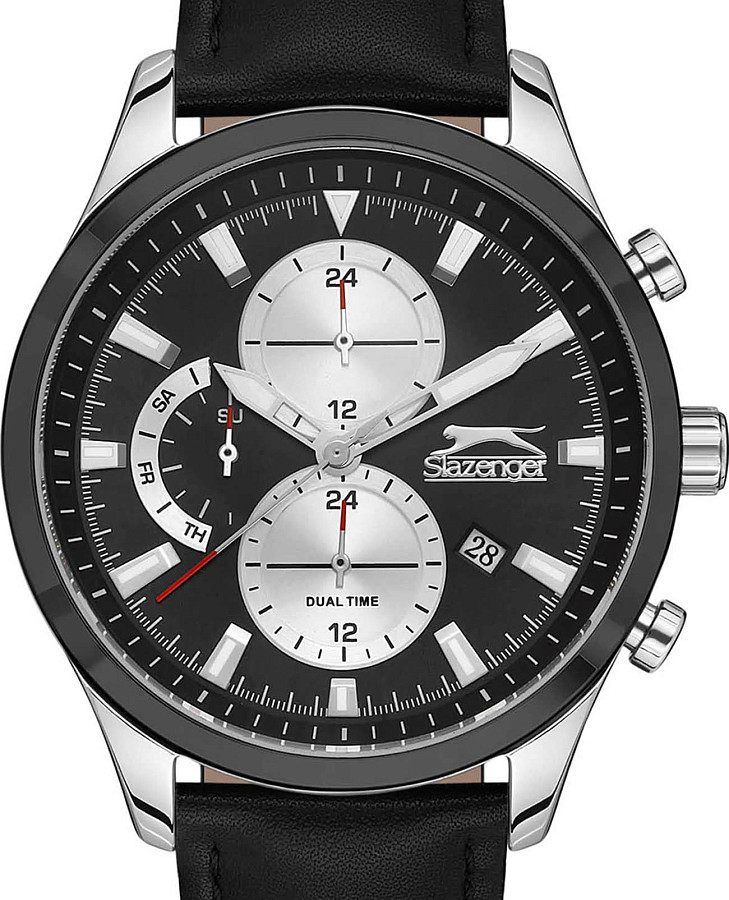 Часы Slazenger SL.09.6512.2.02 — кварцевые, суперметалл металл