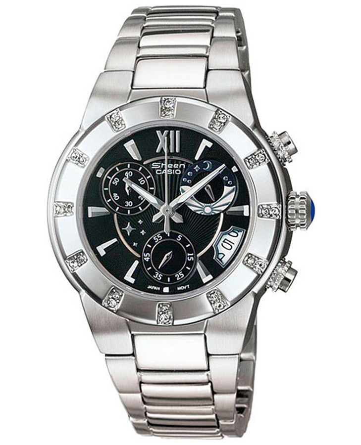 Часы Casio Sheen SHN-5502D-1ADR — женские, черный