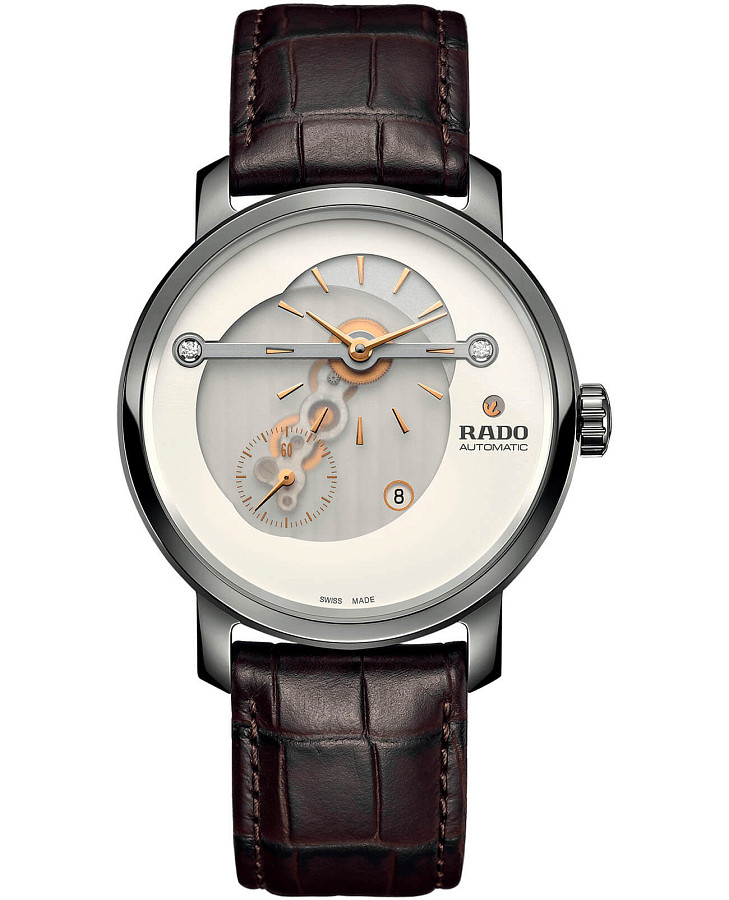 Часы Rado Diamaster Automatic Diamonds R14061706 — мужские, белый