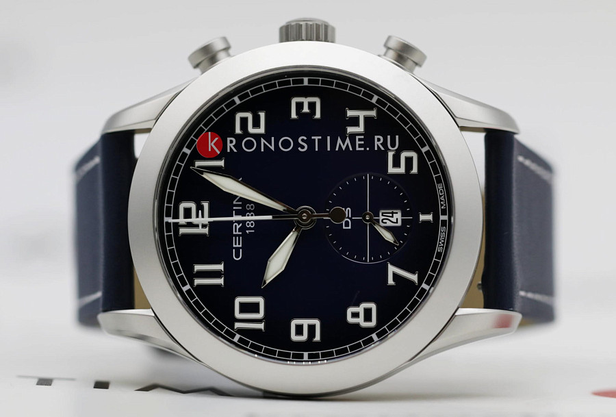 Часы Certina DS Pilot C024.617.16.042.00 — мужские, нержавеющая сталь