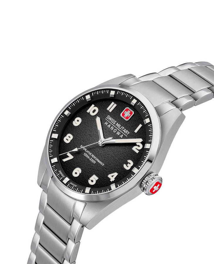 Часы Swiss Military Hanowa Greyhound SMWGG0001503 — кварцевые, Швейцария, мужские