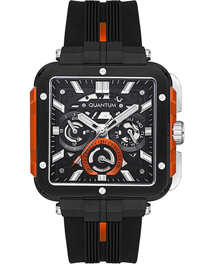 Часы Quantum Powertech PWG1102.651 — мужские, черный