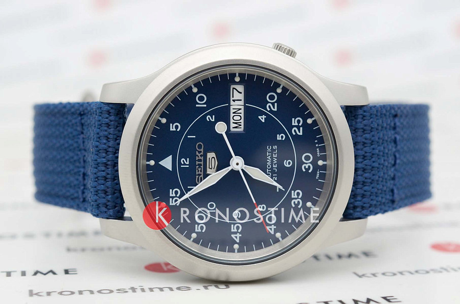 Часы Seiko 5 SNK807K2 — механические, металл сталь