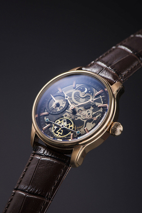 Часы Earnshaw Longitude ES-8063-06 — кожаный, мужские