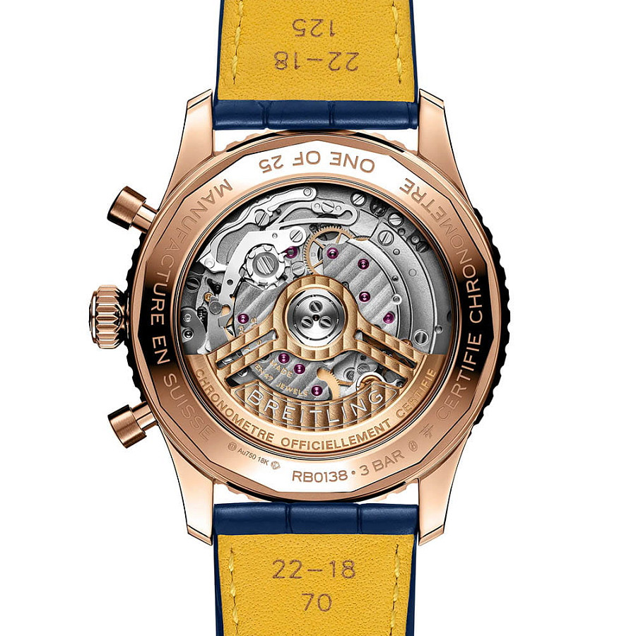 Часы Breitling Navitimer B01 Chronograph 43 RB01387A1C1P1 — кожаный, мужские